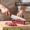 PAUDIN Chef Knife, 8 Inch High Carbon Stainless Steel Sharp Kitchen Knife with Ergonomic Handle, Gift Box for Family & Restaurant - Image 3