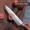 PAUDIN Chef Knife, 8 Inch High Carbon Stainless Steel Sharp Kitchen Knife with Ergonomic Handle, Gift Box for Family & Restaurant - Image 5